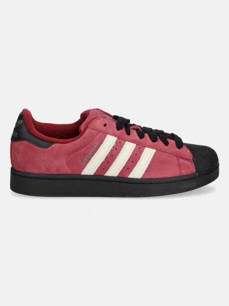 Adidas Originals buty Superstar II bordowy