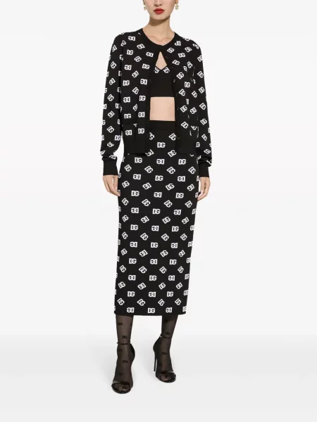 Palaidinė be rankovių Dolce & Gabbana juoda