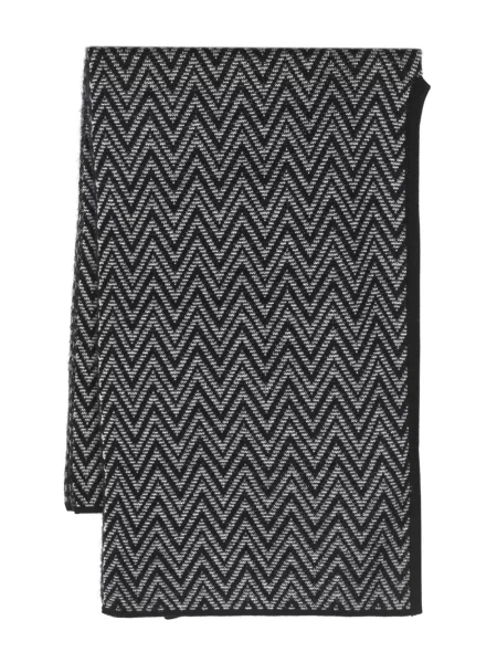 Fular Missoni tricotate negru