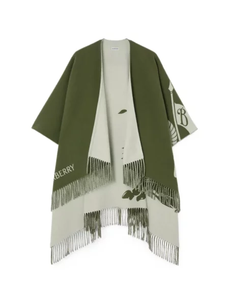 Geacă Burberry de lână verde