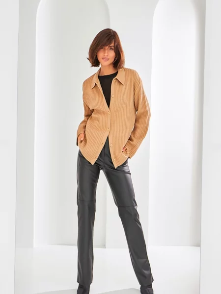 Кардиган TrikoBakh вовна/поліестер бежевий