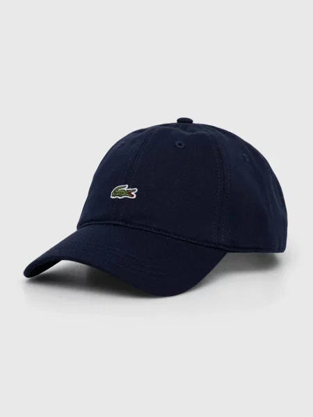 Lacoste șapcă de baseball din marin cu imprimeu albastru