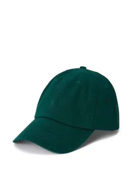 Μικρός κασκέτο Polo Ralph Lauren με χαμηλή μέση υφαίνω διαγωνίως πράσινο