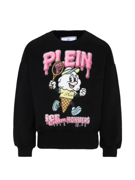 Bluza dziecięca Philipp Plein czarna
