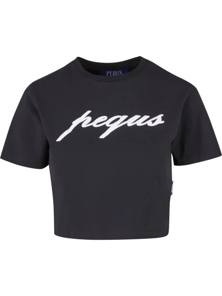 Pequs Tričko černá bílá