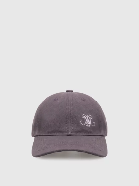 Кепка Max & Co с вышивкой фиолетовая