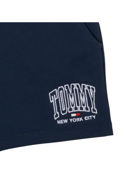 Pantaloni copii Tommy Hilfiger albastru