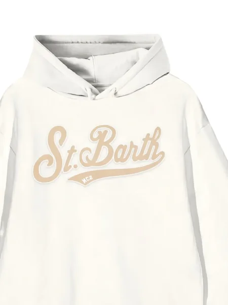 Bluza z kapturem dziecięca Mc2 Saint Barth biała