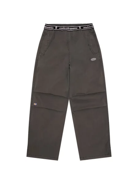 Pantaloni Aape By A Bathing Ape cu autograf gri