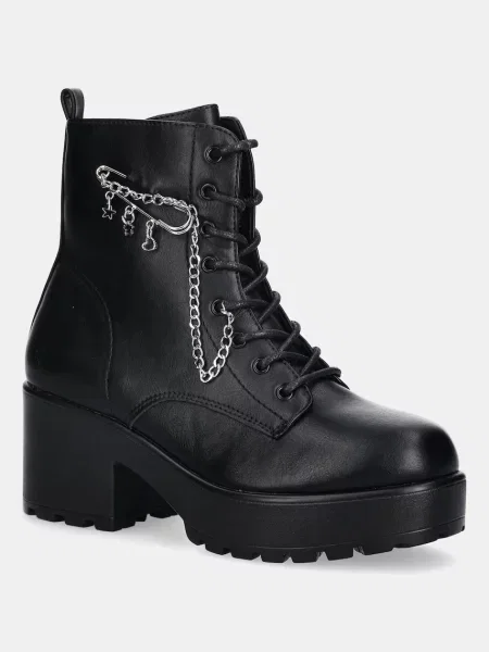 Koi Footwear botki na słupku Salvius czarny