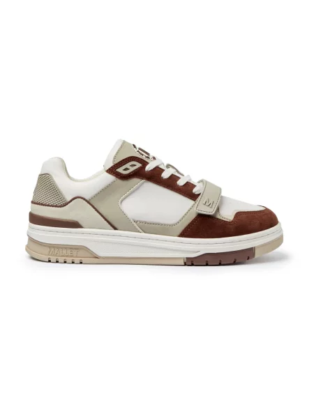 Sneakersy Mallet London brązowe