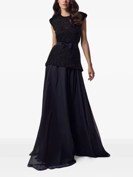 Rochie Silk Love & Lace cu paiete de mătase negru