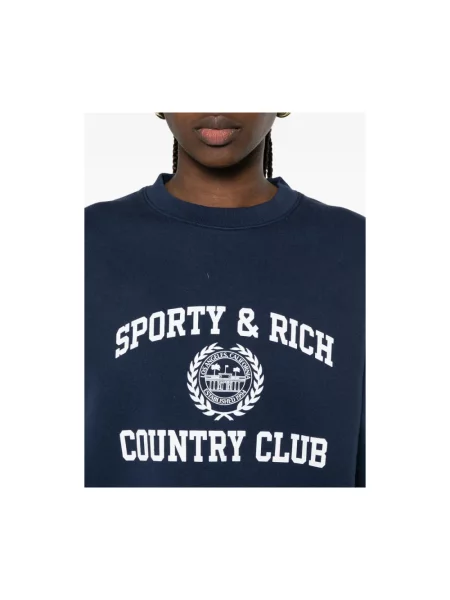 Bluza Sporty And Rich niebieska