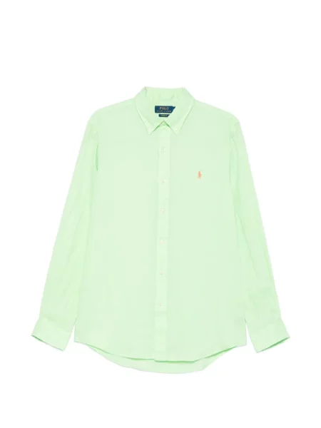 Lung cămașă Polo Ralph Lauren cu broderie albastru