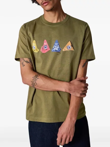 Grafic tricou Ps Paul Smith verde