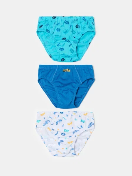 Дитячий Набір трусів OVS білий/синій білі