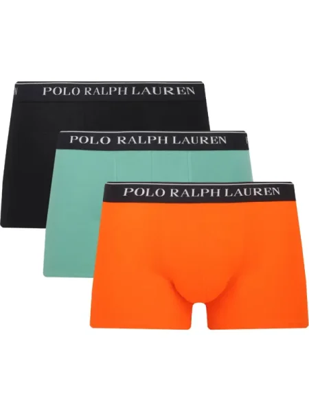 Polo Ralph Lauren Boxeri verde smarald / portocaliu / negru alb