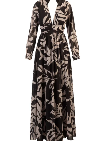 Kraimod Rochie de seară bej negru