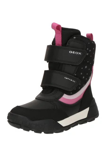 Snehule Geox J Trekkyup B Ab M čierna