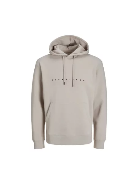 Bluza z kapturem Jack & Jones Star beżowa