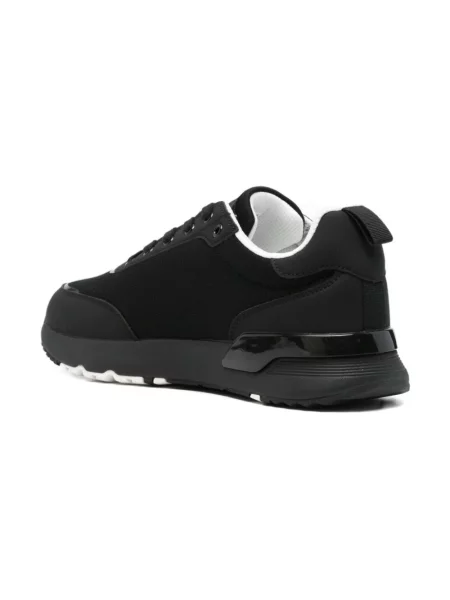 Sneakersy Versace Jeans Couture sznurowane koronkowe z logo czarne