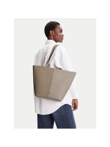 Geantă MICHAEL Michael Kors Flora bej
