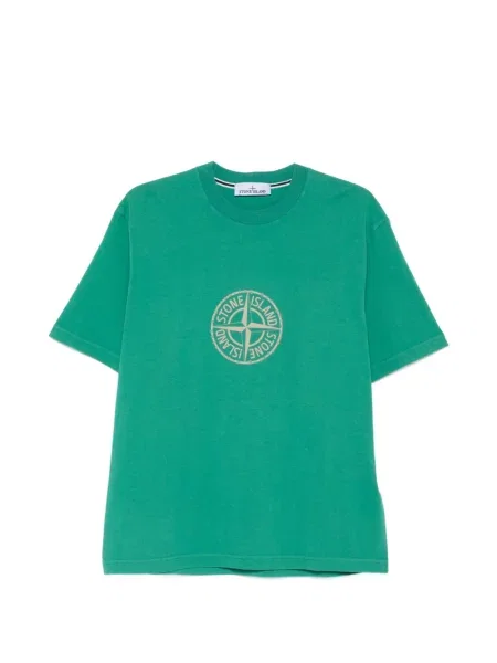 Póló Stone Island strasszokkal zöld