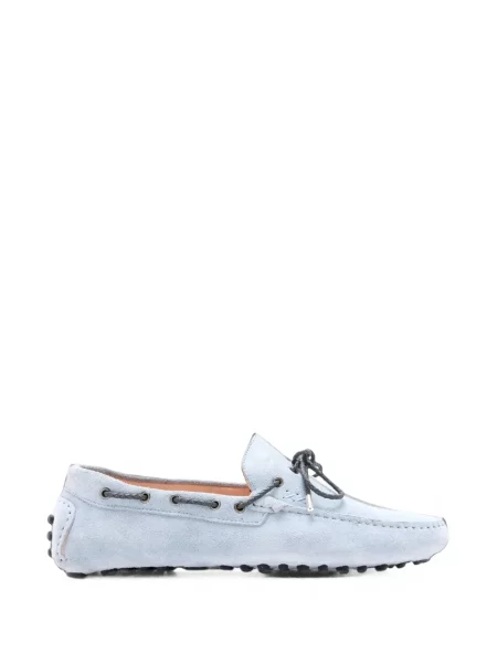 Pantofi loafer Forsa din piele de căprioară albastru