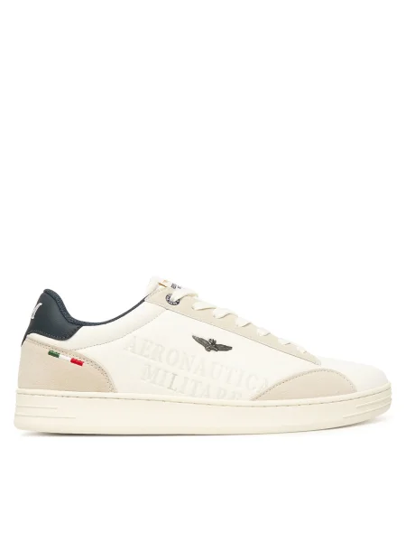 Маратонки Aeronautica Militare SNEAKERS мъжки бежово бяло