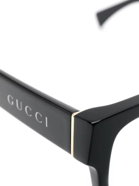Ochelari de soare Gucci Eyewear cu imagine negru