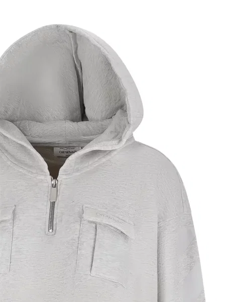 Hanorac cu glugă Off-white alb