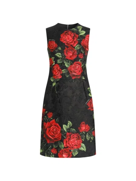 Rochie mini Dolce & Gabbana cu imagine negru