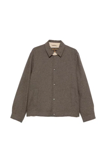 Geacă cămașă Woolrich maro