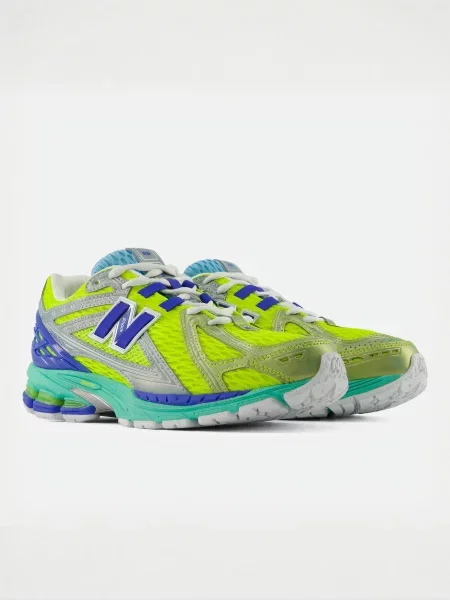 Повседневные кроссовки New Balance с сеткой в сеточку желтые