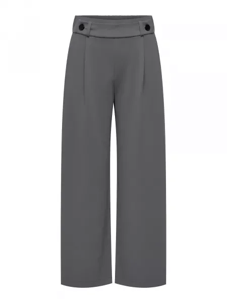 JDY Pantaloni cu dungă JDYGEGGO închis gri