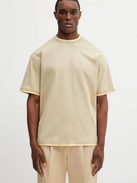 Kratka majica Drôle de Monsieur D Miroir bež