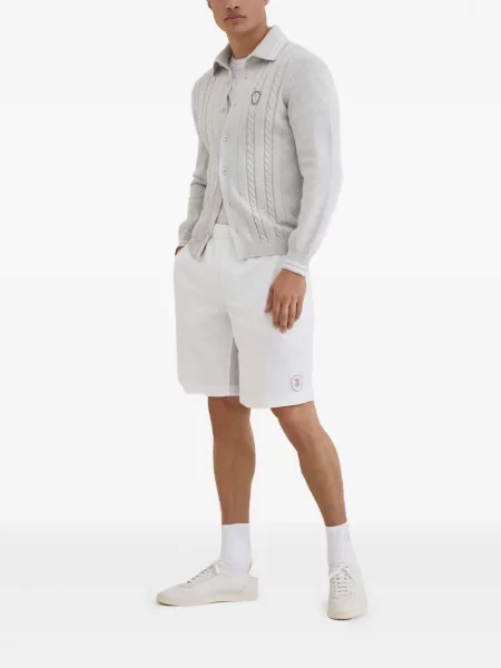 Cardigan Brunello Cucinelli tricotate gri