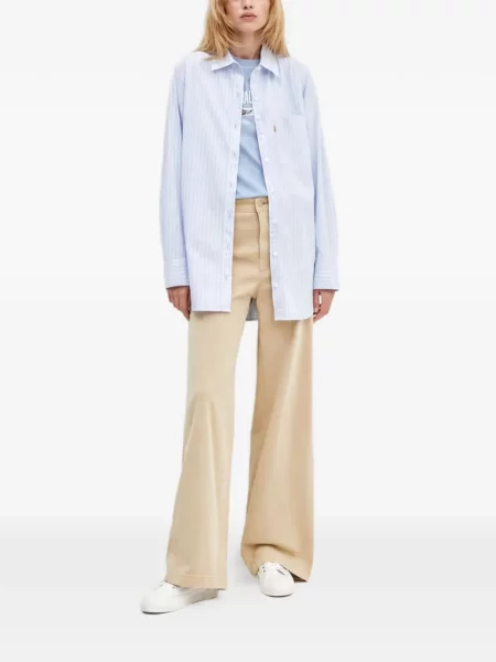 Hímzett kötött csíkos szoknya Levi's® szürke