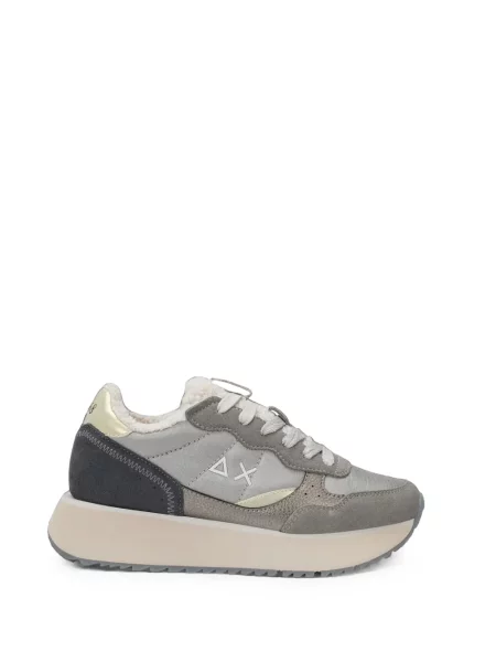 Ursuleț de pluș sneakerși Sun68 cu platformă gri