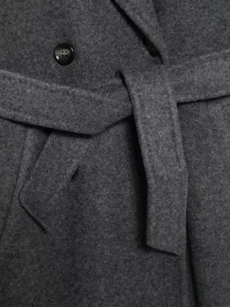 Palton Max Mara din jerseu gri