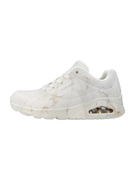 Pantofi Skechers streetstyle alb