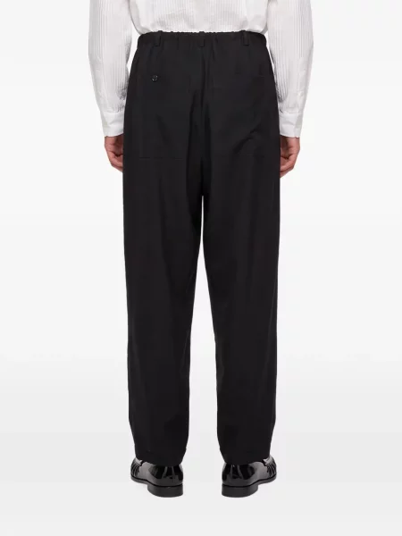 Pantaloni Soshiotsuki cu legături negru