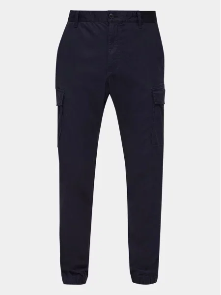 Hlače iz tkanine s.Oliver modra