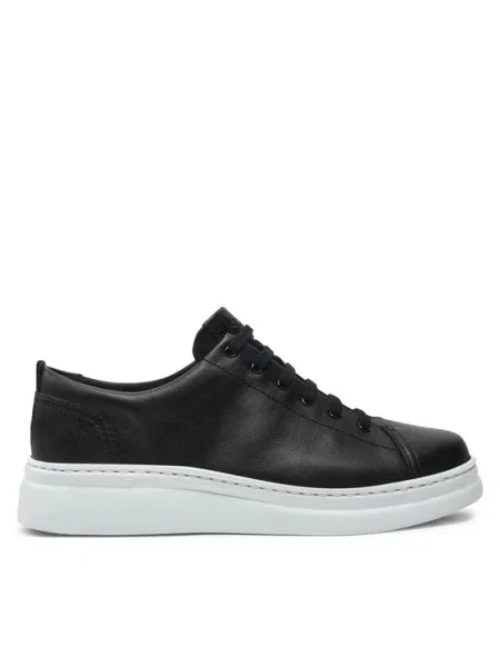 Sneakers Camper με κορδόνια με δαντέλα μαύρο