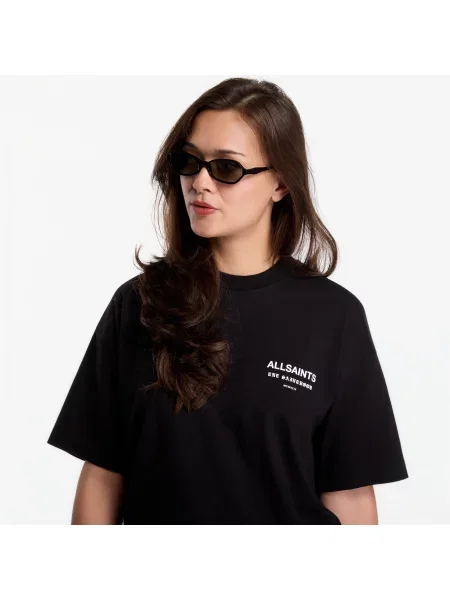 Тениска AllSaints Eliana Etta Tee Black S черно