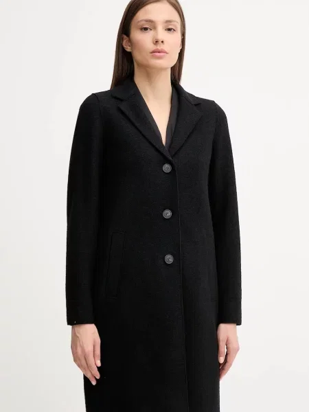 Volnen plašč OUI črna