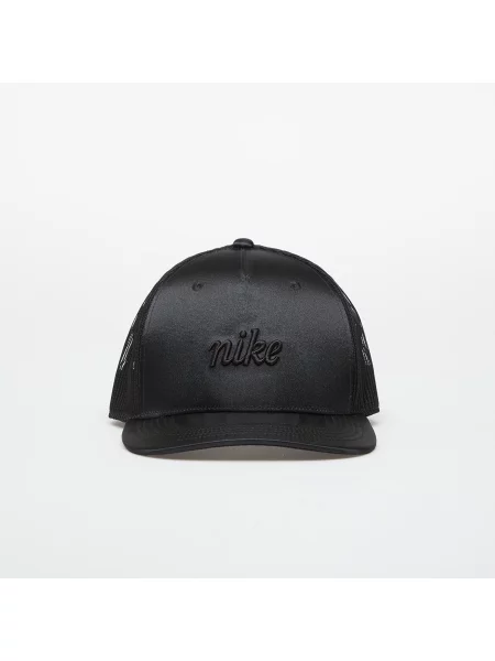 Шапка Nike Rise Structured Premium Trucker Cap Black Universal черно
