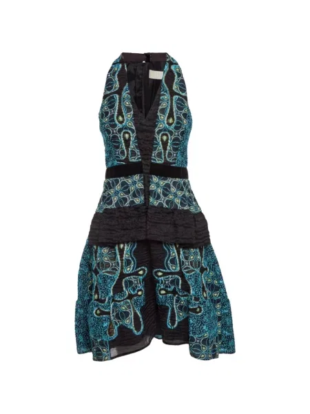 Μίντι φόρεμα Peter Pilotto ζακάρ μαύρο