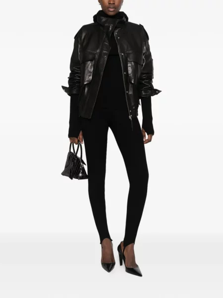 Pulover The Frankie Shop cu glugă negru