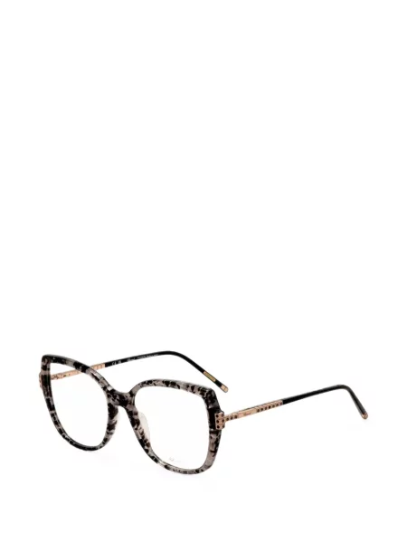 Ochelari de soare Chopard cu imprimeu geometric gri
